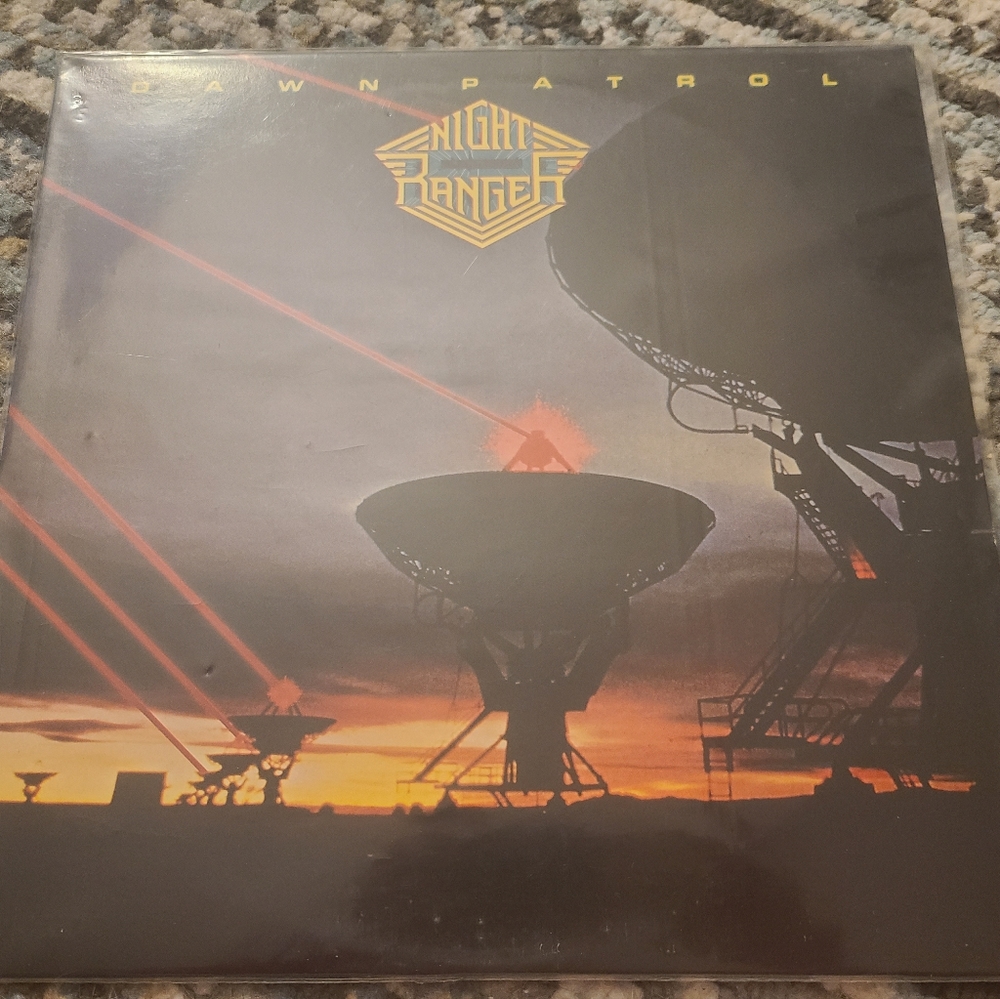 Night Ranger Dawn Patrol vintage vinyl. Black LP. Pristine condition